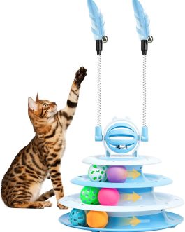 Interactive Cat Puzzle Ball Toy for Kittens