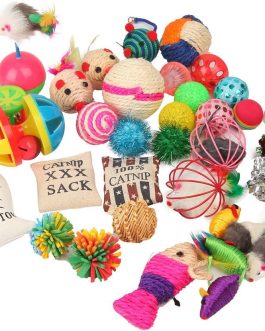 20-Piece Cat Toy Variety Pack for Kitty