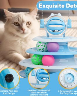 Interactive Cat Puzzle Ball Toy for Kittens