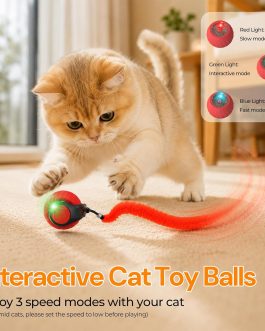 Interactive Cat Toy with Bird Sounds, 3 Modes
