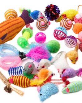20-Piece Cat Toy Variety Pack for Kitty